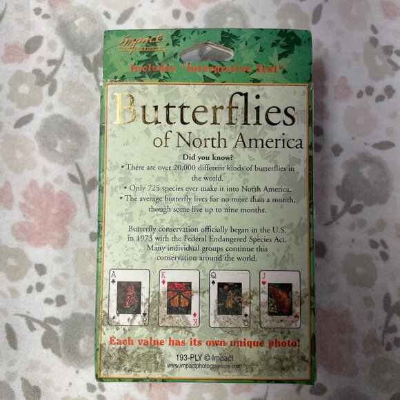 Playing Cards - Butterflies of North America - NIB - Picture 2 of 7